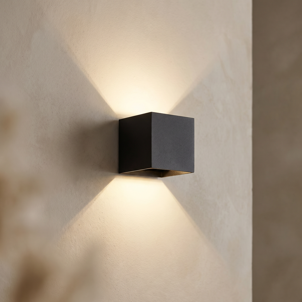 Square wall lamp