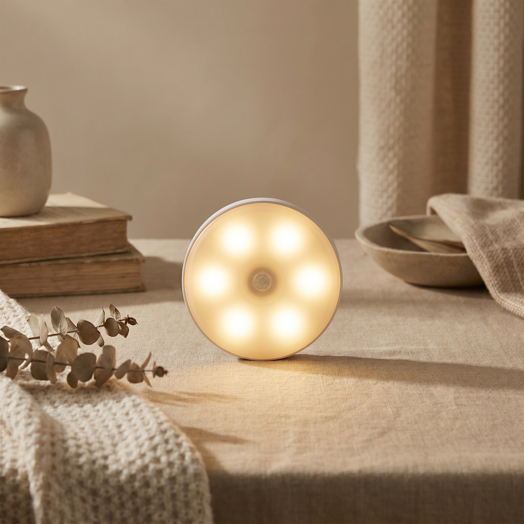 Glow guard night lamp