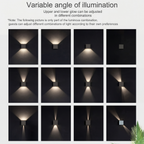 Square wall lamp